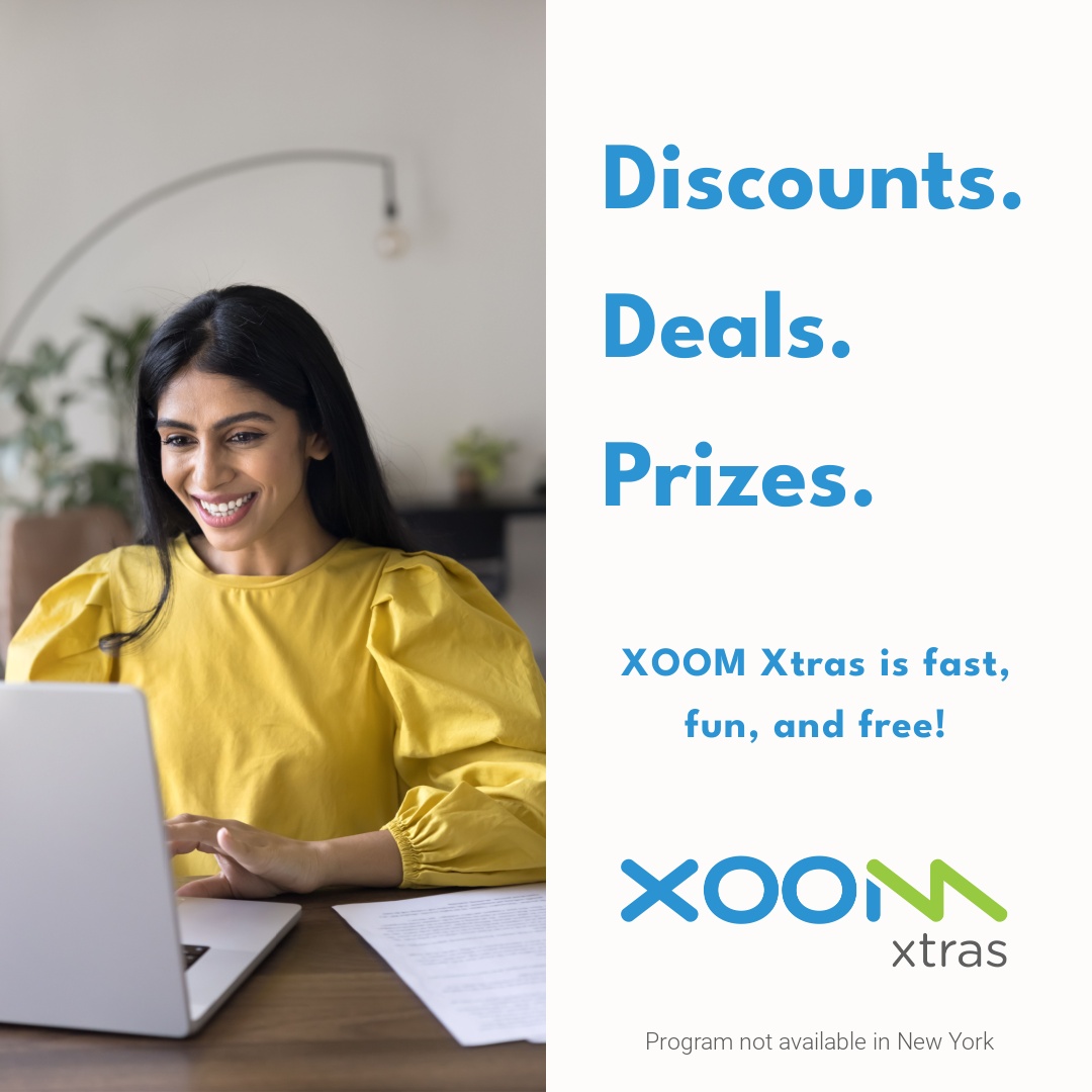 Start getting rewarded with XOOM Xtras.*
If you’re not a member yet, you’re missing out on prizes, discounts, and exclusive deals—all for being a loyal XOOM Energy residential customer.

Learn more: xoomxtras.com
*Program not available in New York.
