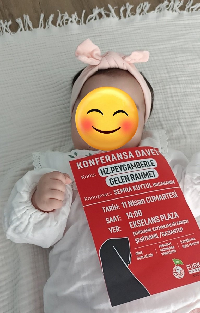 Minik öncümüz sizleri konferansa davet ediyor hepinizi bekliyoruz 🌺 

7'den 70'e davet çalışması 

#FurkanKonferansları
#AntepBayanKonferansı