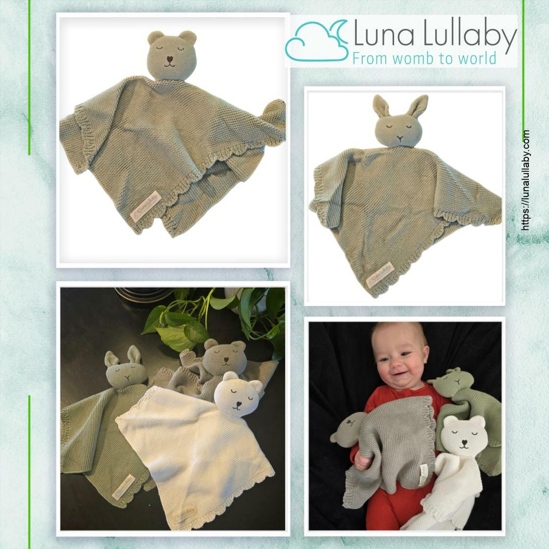 LunaLullaby01's tweet image. Wrap your little one in cozy comfort with the Luna Lullaby Snuggle Lovie Bunny or Bear, in light olive—just $22.50. Perfect for nurturing moments! #ParentingEssentials #BabyComfort

Shop Now lunalullaby.com/products/luna-…