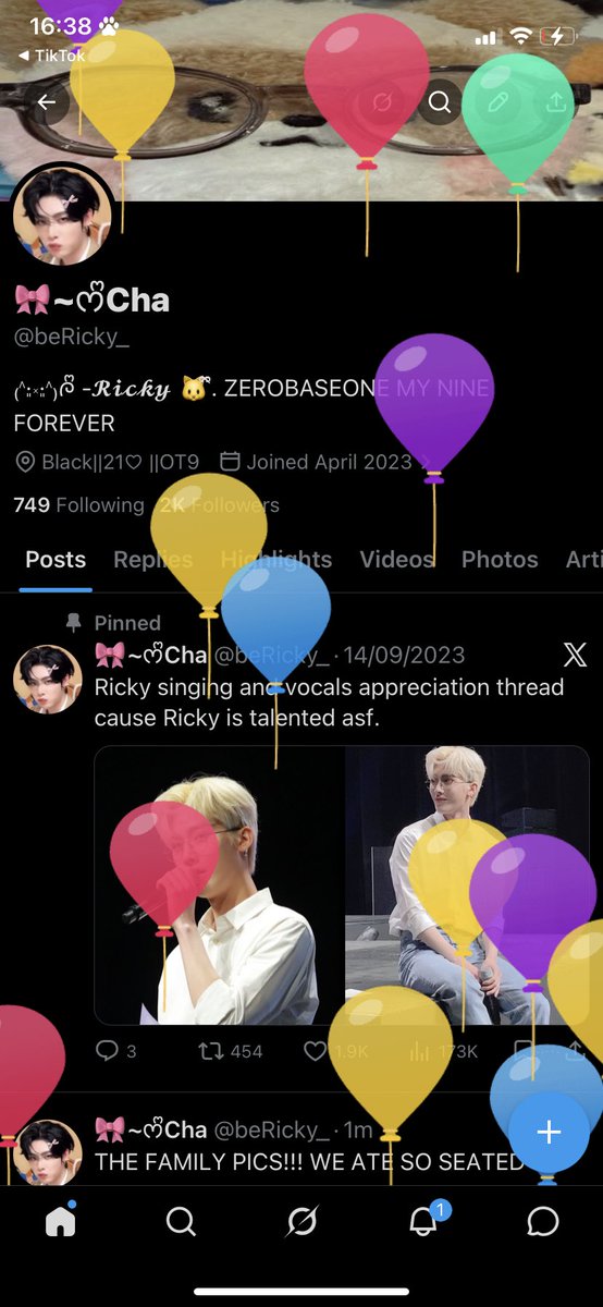 🎀~ᰔᩚCha tweet media