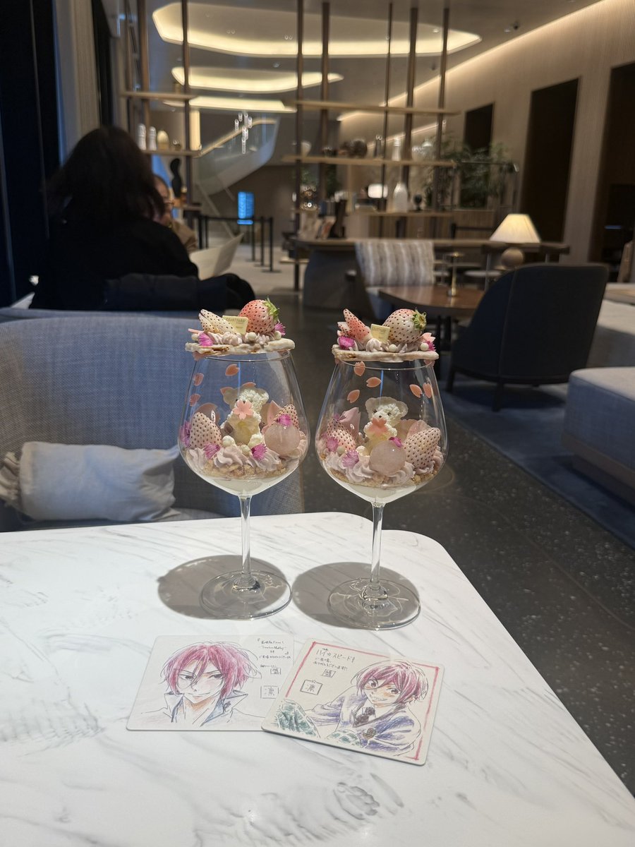 m_rin202's tweet photo. 桜といえばFree！ですので！！
桜とくまちゃんの激かわパフェを共有しちゃう( ᴖ ̫ᴖ )♩🌸🐬 https://t.co/QD2jV3wHmR