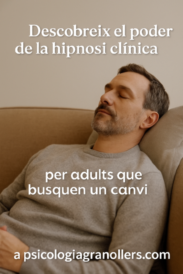 Transforma la teva vida des de dins.
Hipnosi per a adults: ansietat, autoestima, addiccions, emocions i més.
f.mtr.cool/iazrtsshcs

#hipnosis #deixardefumar #adiccions #aprimar