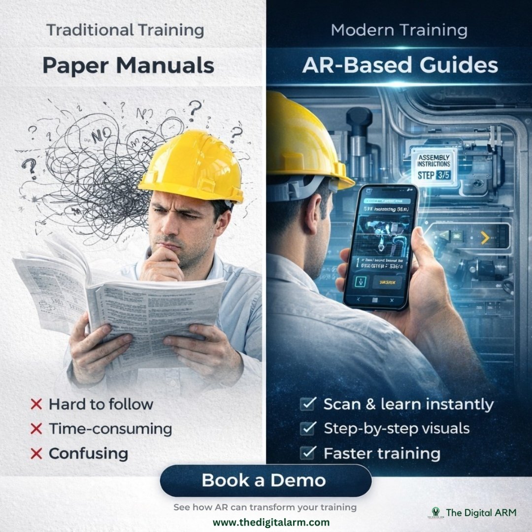 TheDigital_ARM's tweet image. The problem isn’t training.
It’s execution.

AR/VR solves both.

Book a demo:

ceo@thedigitalarm.com  |thedigitalarm.com

🔗 Apply here

linkedin.com/posts/the-digi…

#OperationalExcellence #ARVR