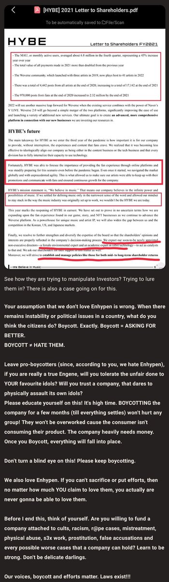 Envaeloren1009's tweet photo. I have a few more proofs to give. I will quote this and attach those files. Kindly open up your brain, anti-boycotters. It's high time. 

#BELIFT_Treat_ENHYPEN_Fairly
#BOYCOTT_BELIFTLab_HYBE https://t.co/FSqh53hSOb