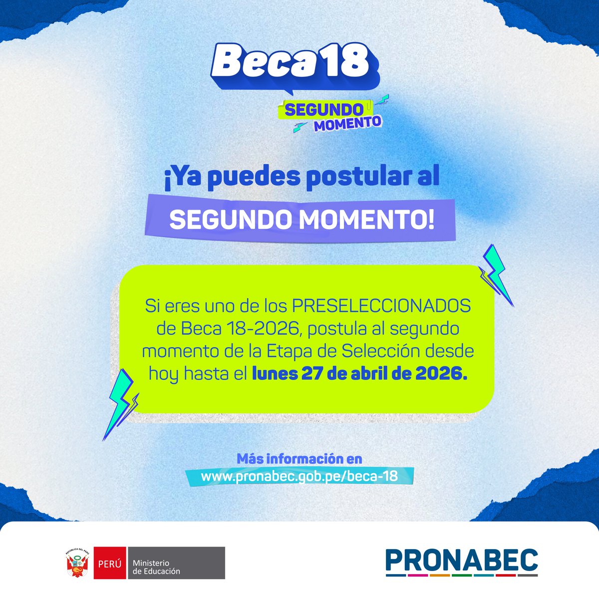 Pronabec - Minedu tweet media