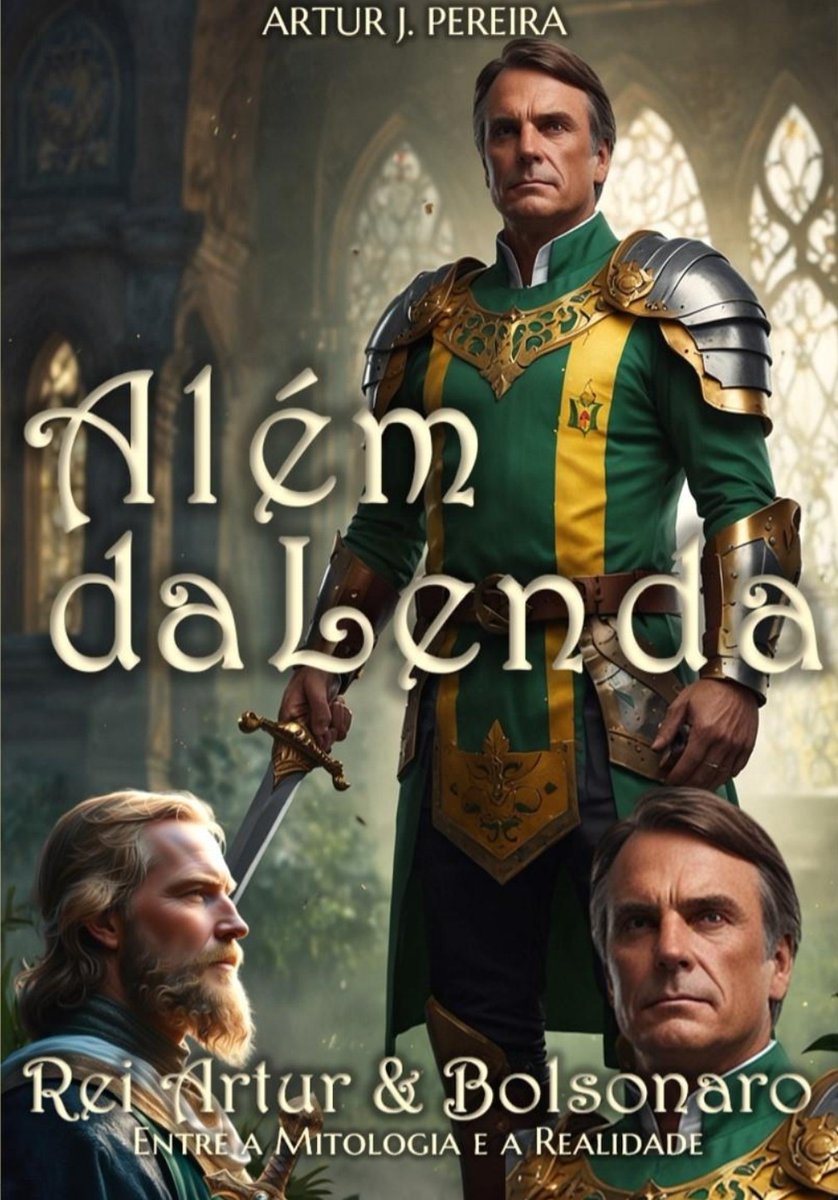 artur950's tweet photo. 🤔 *"MITO / REAL"*
📗 *"ALÉM DA LENDA"*
🤴 *Rei Artur &amp;*
🤴 *Bolsonaro*
🔗 *https://t.co/2ExVwCbjAx* https://t.co/KVuAZsIFpL