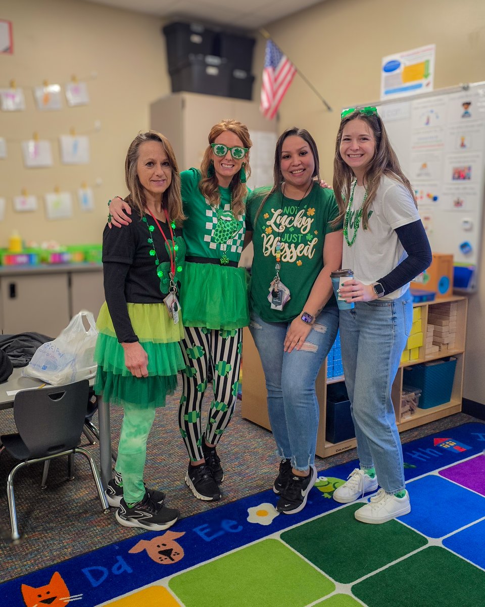 ISD347's tweet image. ☘️ Lakeland preschoolers had a magical St. Patrick’s Day! Leprechaun mischief, rainbow coloring, bracelet making, dress-up &amp;amp; more 💚

Mrs. O’Malley: “We tried to trap him… he was too fast! We celebrated anyway.”

#WillmarPublicSchools #LakelandElementary #StPatricksDay