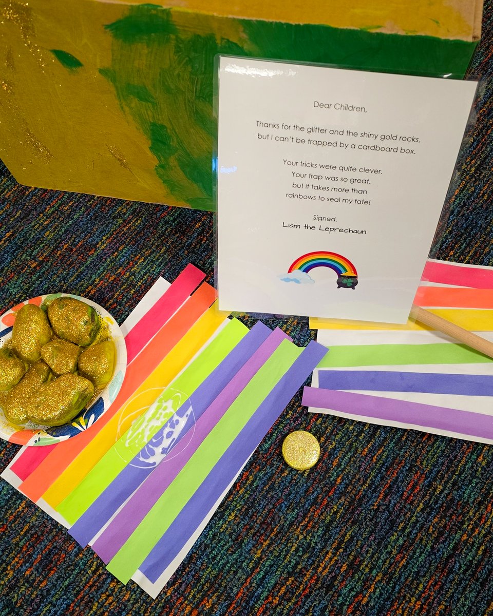 ISD347's tweet image. ☘️ Lakeland preschoolers had a magical St. Patrick’s Day! Leprechaun mischief, rainbow coloring, bracelet making, dress-up &amp;amp; more 💚

Mrs. O’Malley: “We tried to trap him… he was too fast! We celebrated anyway.”

#WillmarPublicSchools #LakelandElementary #StPatricksDay