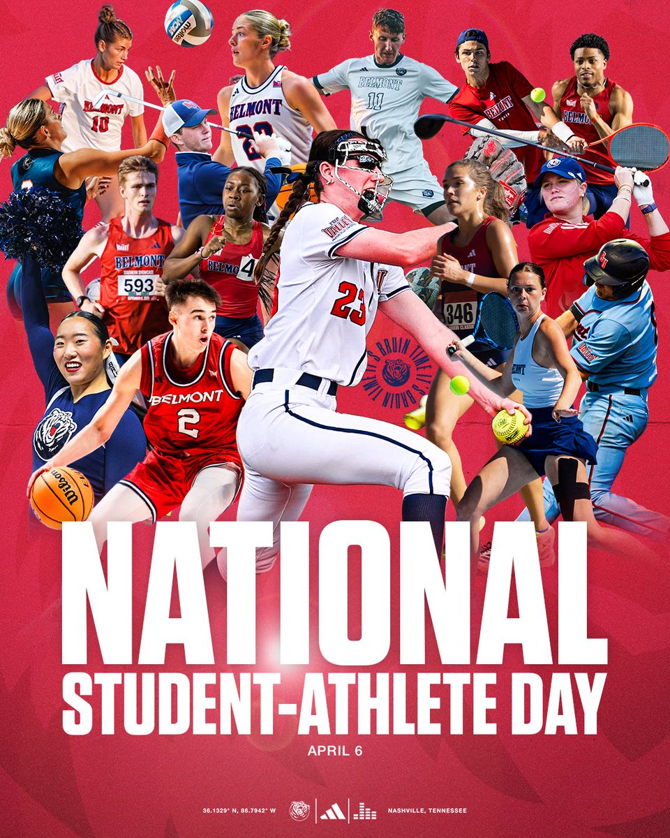 GoBelmontBruins's tweet photo. Celebrating the 𝙗𝙚𝙨𝙩 𝙤𝙛 𝙩𝙝𝙚 𝙗𝙚𝙨𝙩, who strive for 𝙚𝙭𝙘𝙚𝙡𝙡𝙚𝙣𝙘𝙚 each and every day in and outside of competition! 🙌
#ItsBruinTime | #NatlSADay https://t.co/e4JiosC0Zx