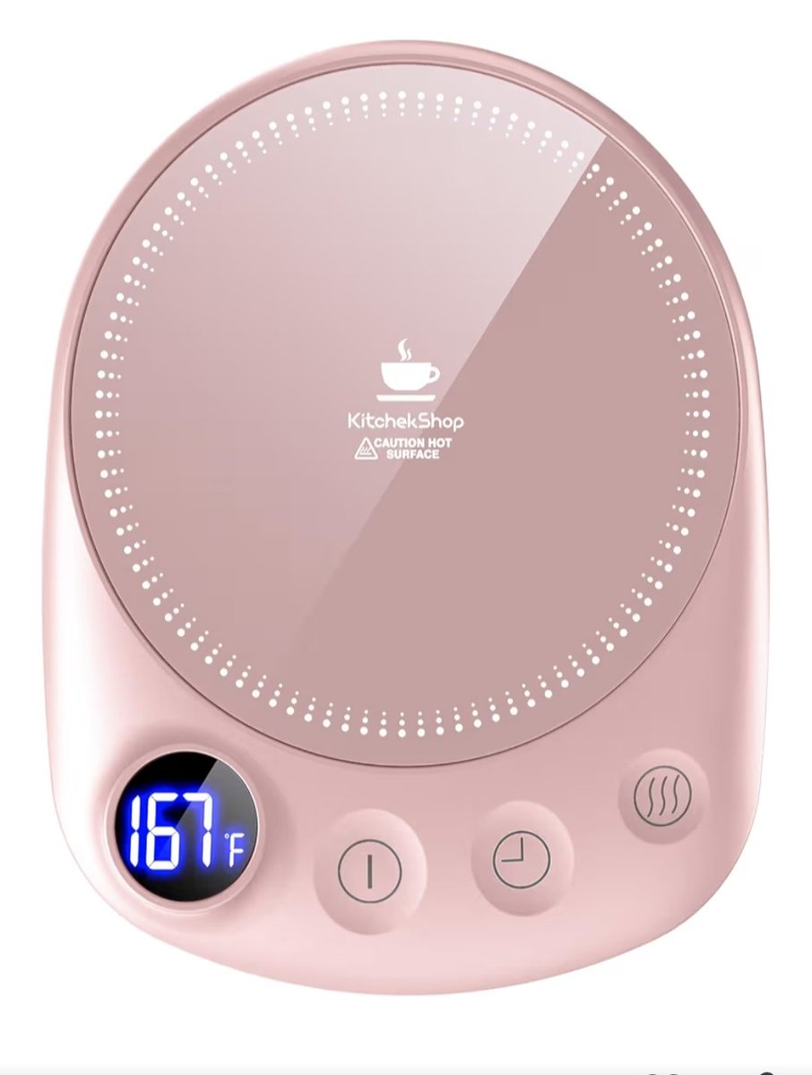 umairisnoob's tweet image. Say hello to your new favorite desk accessory! This smart aesthetic mug warmer keeps your drink perfectly hot all day. Features an LED display &amp;amp; auto shut-off timer.
🚨 Grab the Amazon's Choice deal here:
amzn.to/41Viln7

#WorkFromHome #AmazonFinds #DeskSetup