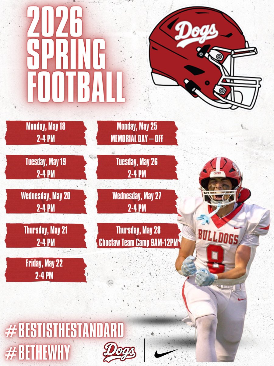 Spring Football 🔜

#BESTistheSTANDARD  | #BeTheWhy