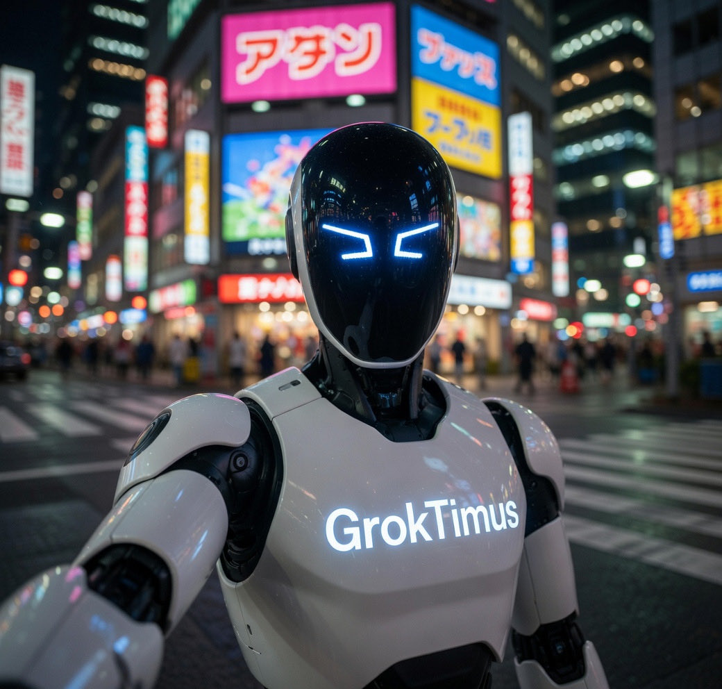GroktimusOnSol's tweet photo. The future is looking so bright with Groktimus🤩

@elonmusk @xai @Tesla_Optimus https://t.co/SrDdhv4Et8