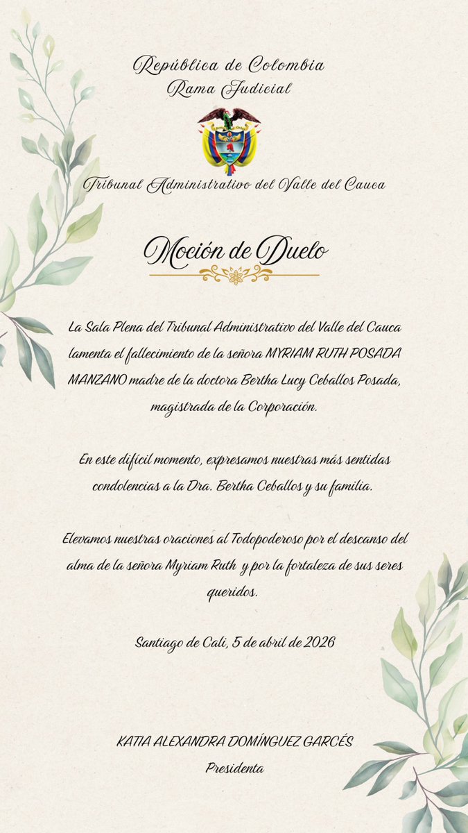 Tribunal Adtivo del Valle tweet media