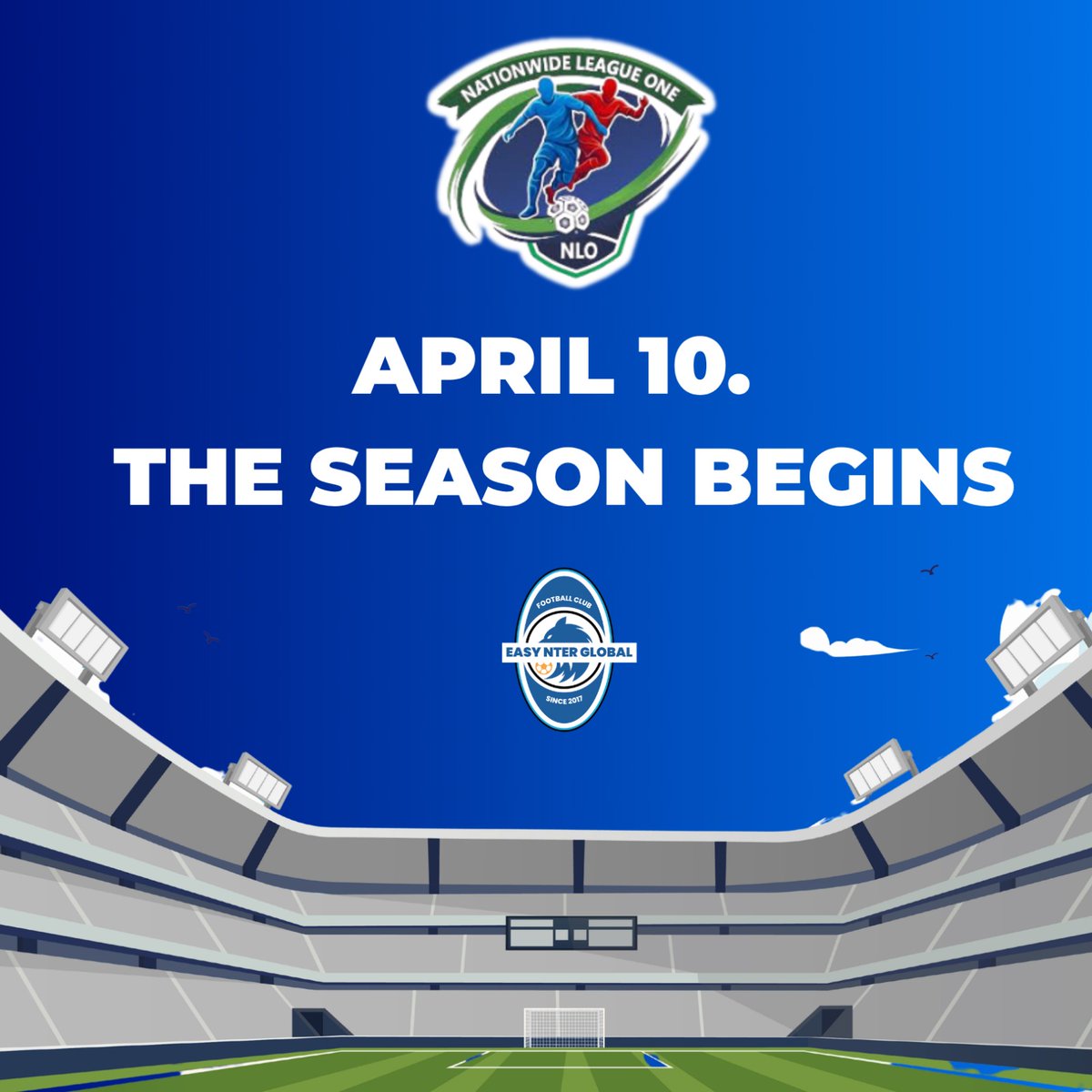 NLO 2026 kicks off April 10.
Easy Nter Global FC is ready.
Watch the next generation of talent compete, develop, and rise.

#NLO2026 #FootballDevelopment #EasyNterGlobalFC #FutureStars