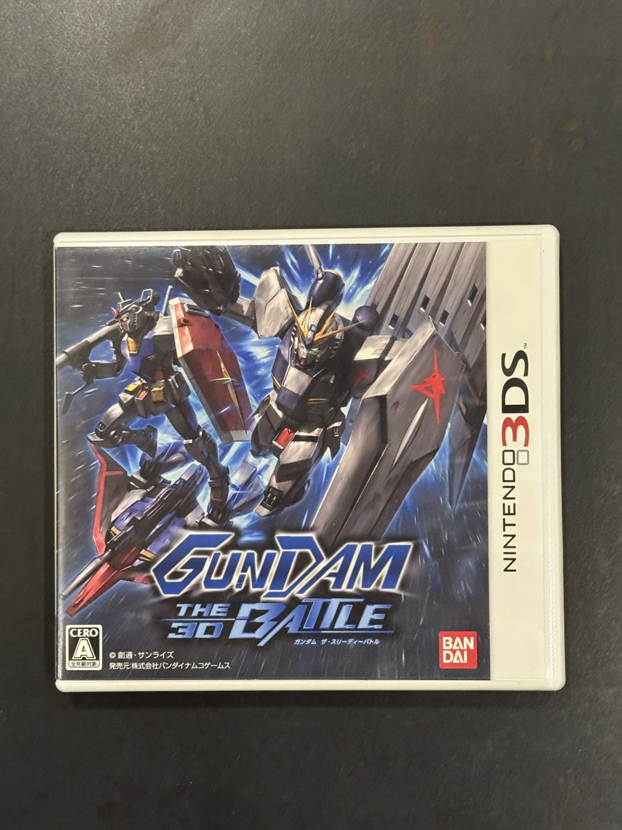 RedRabbit_para's tweet image. ゲームお宝探し

#3DS 
#ガンダム ザ・スリーディーバトル

ガンダムのゲームって、いっぱいありますね🤣✨
これはどんなやつだろう？🤔