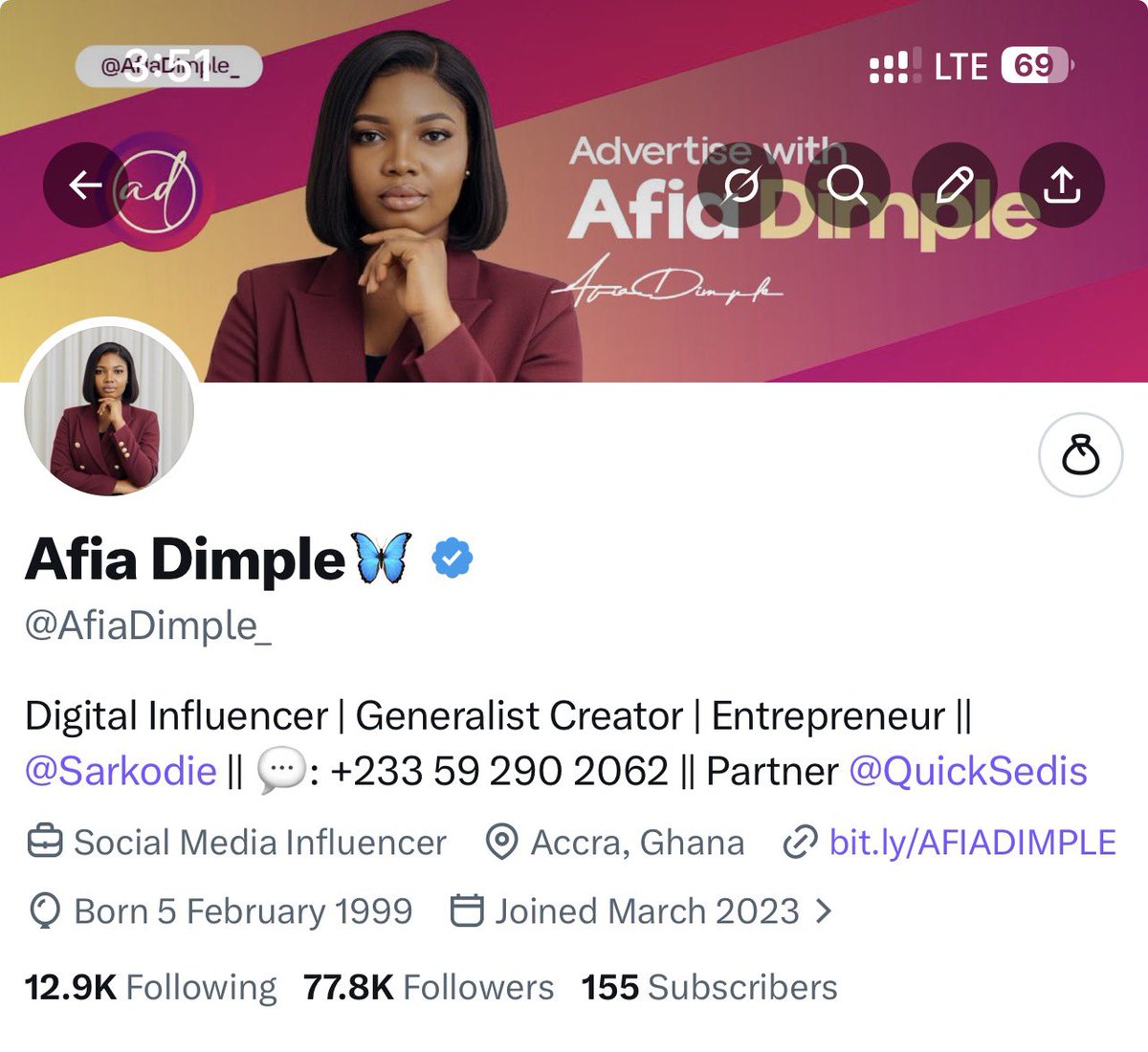 Afia Dimple🦋 tweet media