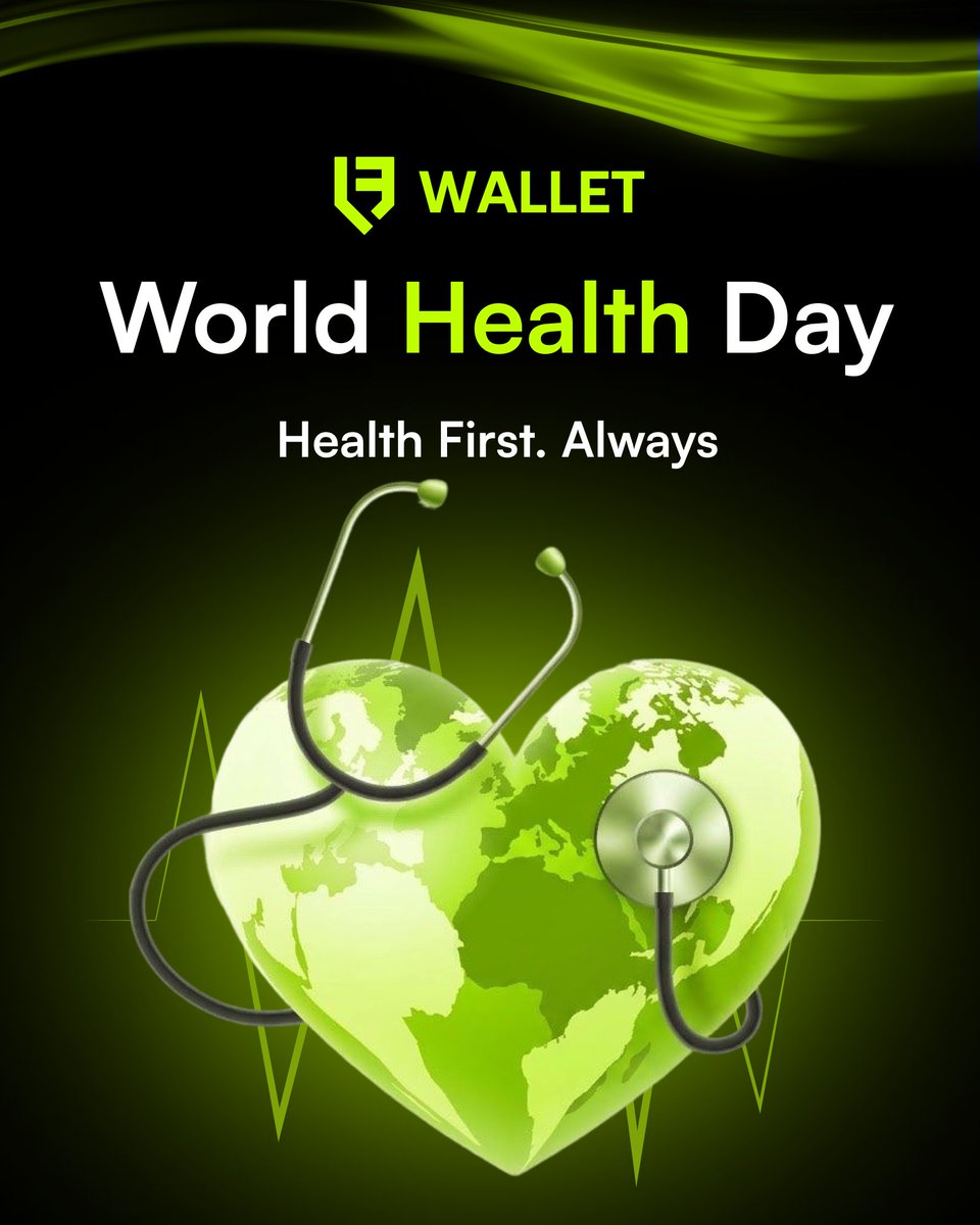 LFWallet's tweet image. World Health Day 🌍🩺

Health first. Always. ❤️

Because wealth means nothing without well-being.

Take care of your body.

Protect your mind.

Prioritize yourself. 🌿

#WorldHealthDay #HealthFirst