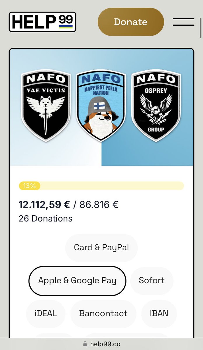 We just launched a new fundraiser with <a href="/askjussi/">Jussi Askola, CFA</a> and the <a href="/69thSB/">NAFO 69th Sniffing Brigade</a> to get 4 vehicles to 4 Ukrainian units that badly need them. 

This includes the heroes who liberated Snake Island 🇺🇦🐍🏝️

Please donate if you can! 

Links in the comments below👇