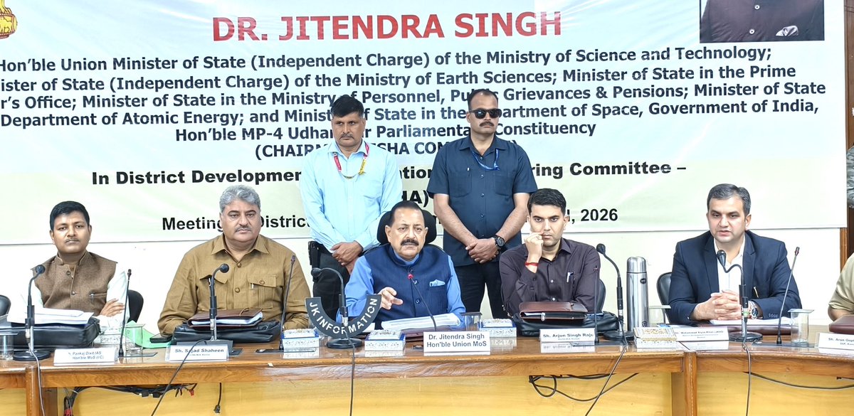 Dr Jitendra Singh tweet media