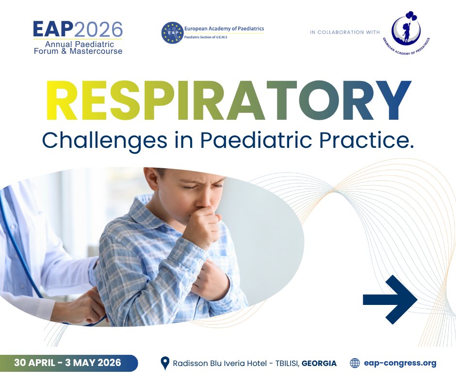 EAP European Academy of Paediatrics Congress tweet media