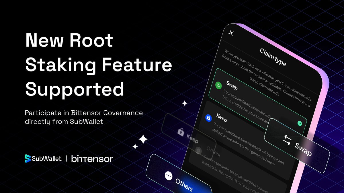 SubWallet tweet media