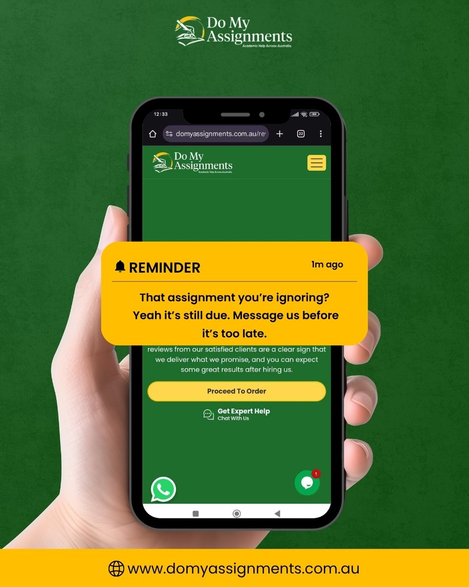 AssignmentAu's tweet image. Reminder 🚨
Deadlines don’t disappear… they get closer

Message us before it’s last minute panic!
.
.
.
.
#assignmenthelpau #onlineexamhelp #student #academicwriting #AU