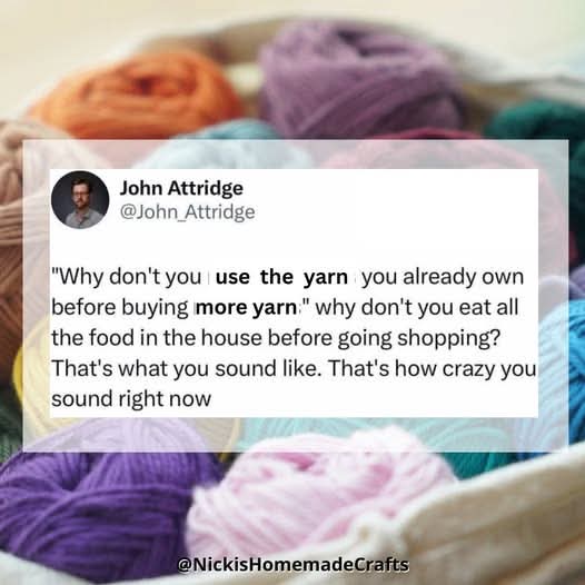 WoollyWee's tweet image. Crazy talk right????? 😂🙈😂🙈

 #weewoollywonderfuls #crochetkits #crochetkit #learntocrochet #cutestcrochet #cutecrochetpatterns #cuteamigurumipatterns #maketoys #crochettoys #crochettoypatterns #cutestcrochet #animalcrochet #crochetaddict #crochetcrazy #funnyyarnmemes
