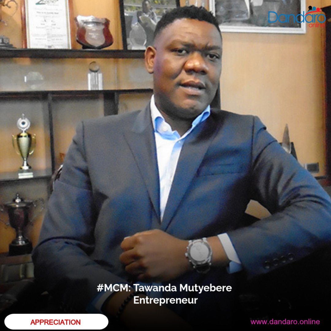 DandaroOnline's tweet image. #dandaroappreciation Our #MCM today is Tawanda Mutyebere, a Zimbabwean entrepreneur and gospel musician who rose from humble beginnings in Bikita to become the founder and CEO of Packers International, the company behind Chicken Slice and other Slice Group brands. Starting with