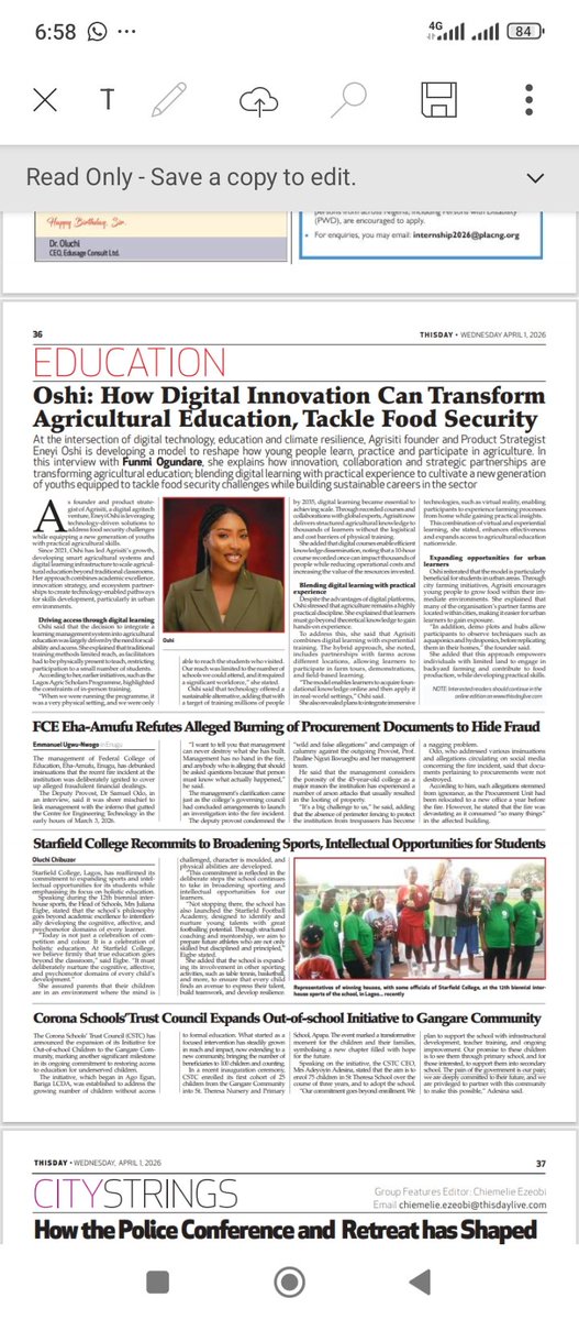 Funmi Ogundare tweet media