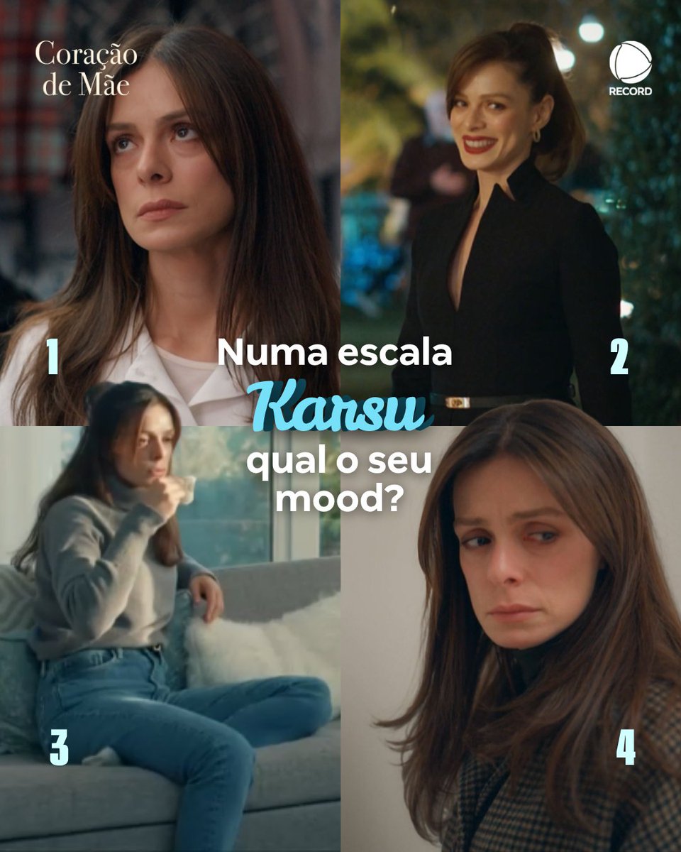 siga_record's tweet image. Tem dias que a gente acorda plena, tem dias que a gente só quer um café e silêncio... ☕ Numa escala Karsu, como você tá nesta segundona? ✨

➡️ Acompanhe as emoções de #CoraçãoDeMãe, de segunda a sexta, às 21h, na tela da #RECORD