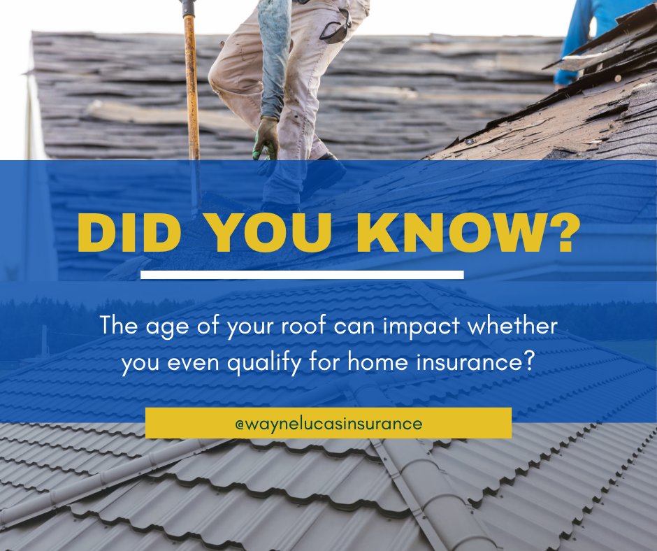 WRLINSURANCE87's tweet photo. Many carriers have strict guidelines and older roofs may lead to higher premiums, limited coverage, or denial.
Your roof isn’t just protection. It’s a key factor in your insurance eligibility.
👉 Knowing where you stand can prevent surprises at renewal.
#HomeInsuranceTips https://t.co/aEEkADam1I