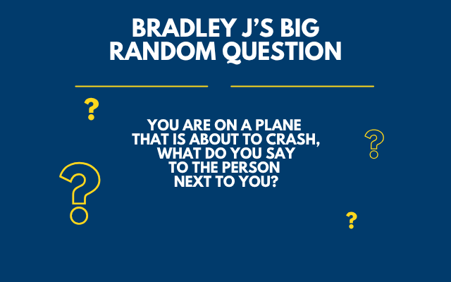 945Country's tweet photo. Bradley J's Big Random Question . . . https://t.co/lWNjAyfJg7