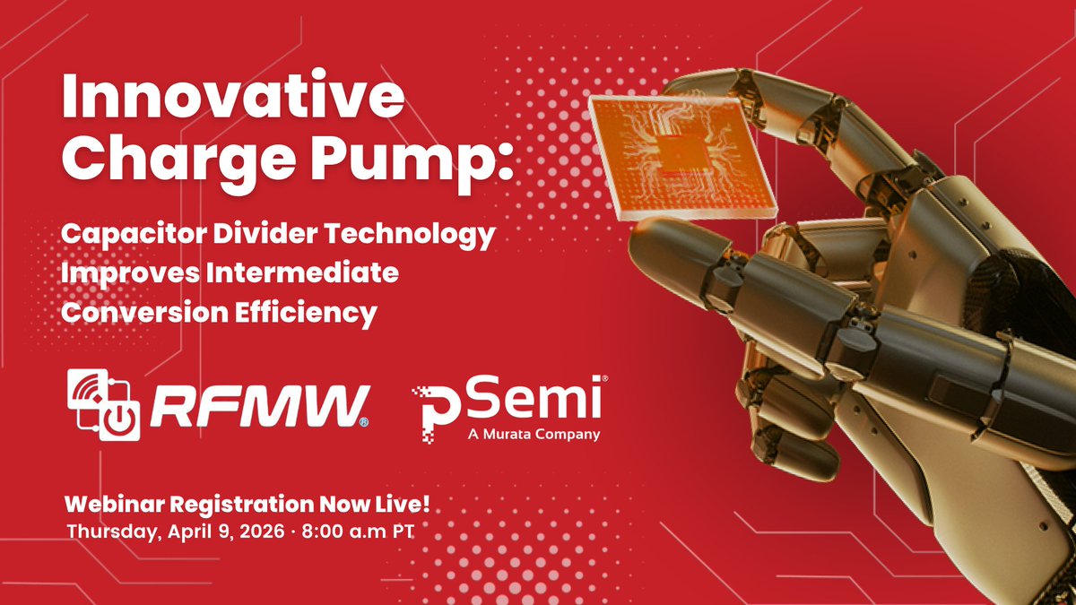 psemi's tweet photo. As AI drives higher power demands, systems are shifting to 48V to cut I²R losses. Our charge pump capacitor divider tech enables ultra‑high‑efficiency conversion. Learn more at our webinar!

👉 Register for the webinar: https://t.co/J7zZB2LAfM

#PowerElectronics #Webinar https://t.co/DxoerGty91