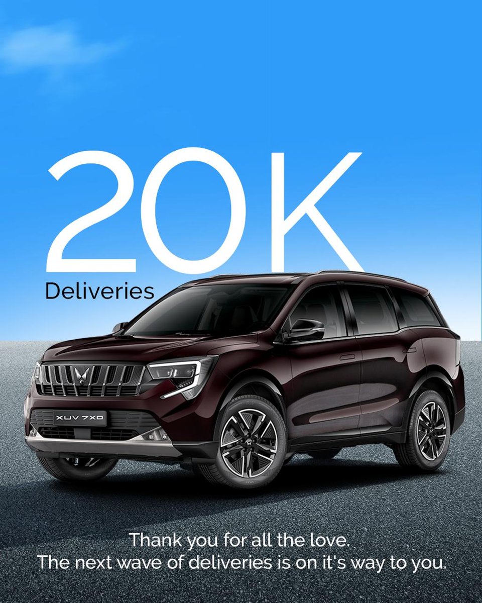Mahindra XUV 7XO tweet media