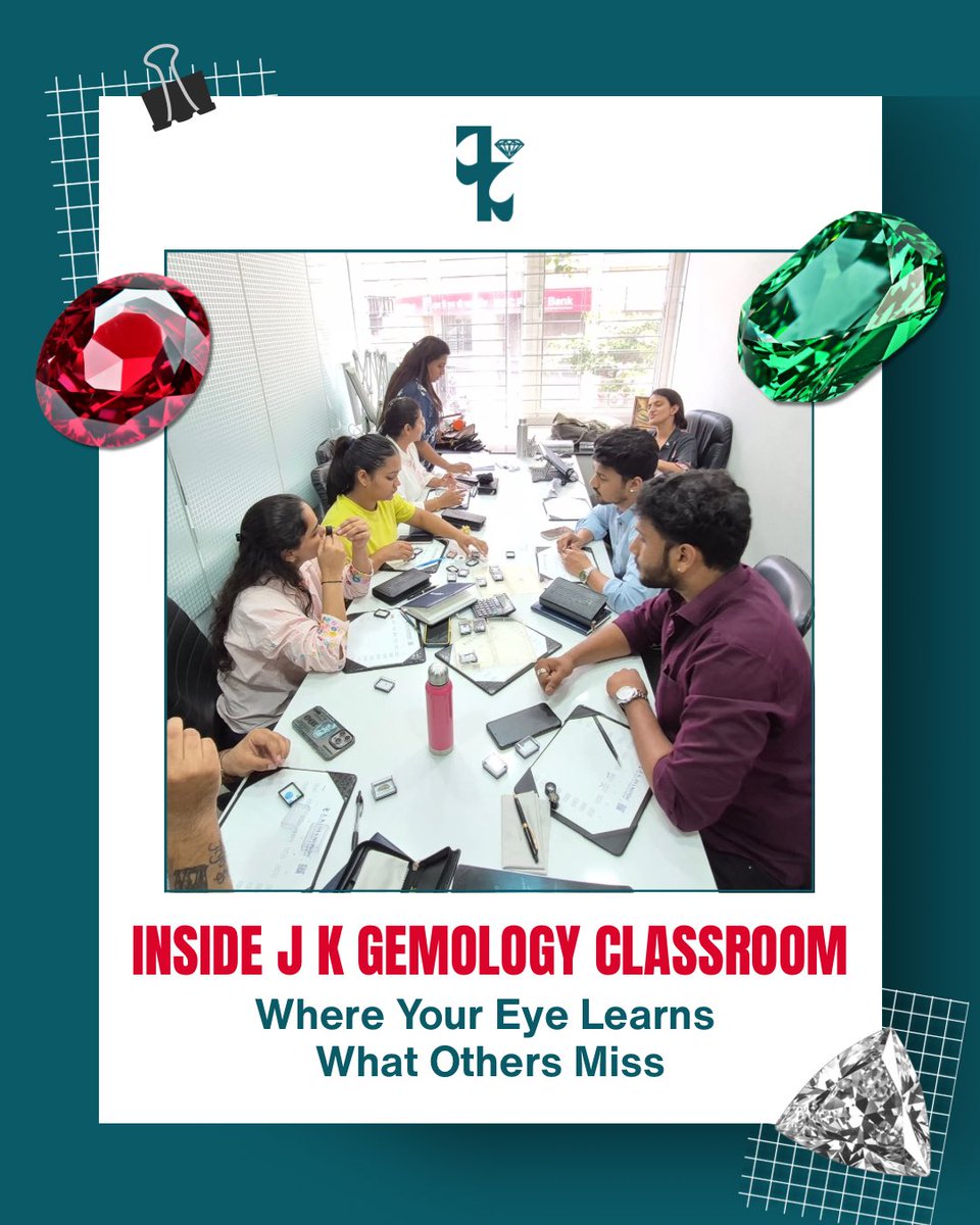 JKDIGJ's tweet image. Don't just look at gemstones-learn to read them.

Join @jkdigj
(1/3)
 
#Gemology #GemstoneKnowledge #JewelryEducation #DiamondLearning #GemologyStudents