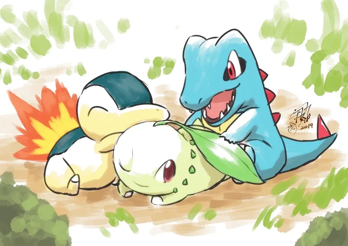 ポケモン金銀御三家