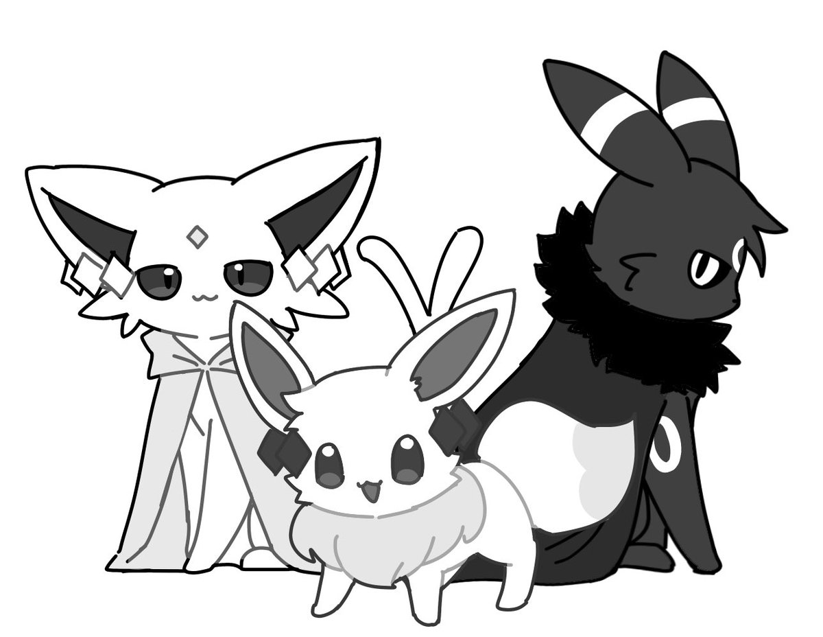 白色黑貓 tweet media