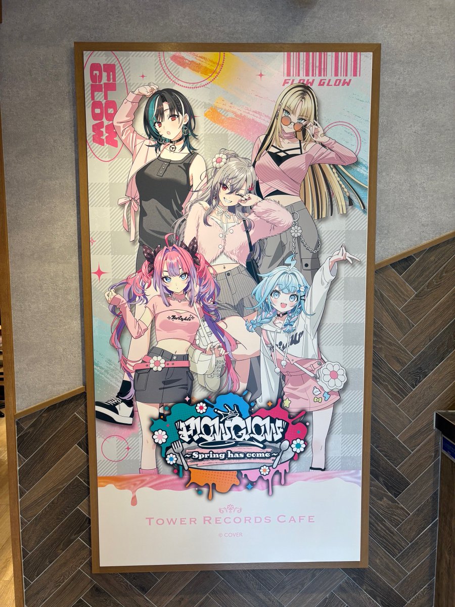 FLOWGLOW × TOWER RECORDS CAFE】 本日をもちまして「FLOW GLOW