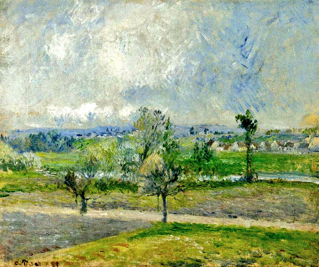 arealmofwonder's tweet photo. "There is not a particle of life which does not bear poetry within it."
      ~ Gustave Flaubert

Valhermeil near Oise • Rain Effect
      🎨 Camille Pissarro (1881) https://t.co/PVAIaTiL4T