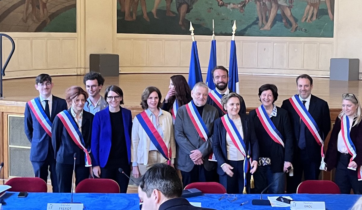 PBouchet_'s tweet photo. Conseil d’Inst. ce matin en @Mairie5Paris 
Soutien à @BirabenAnne qui a fait une campagne de rassemblement pour changer Paris
Conseillère du 5e et de Paris, elle est aussi une déléguée section dont je soutiens la réélection en juin
@retailleau @evren @rachida https://t.co/grDxK0ktQi