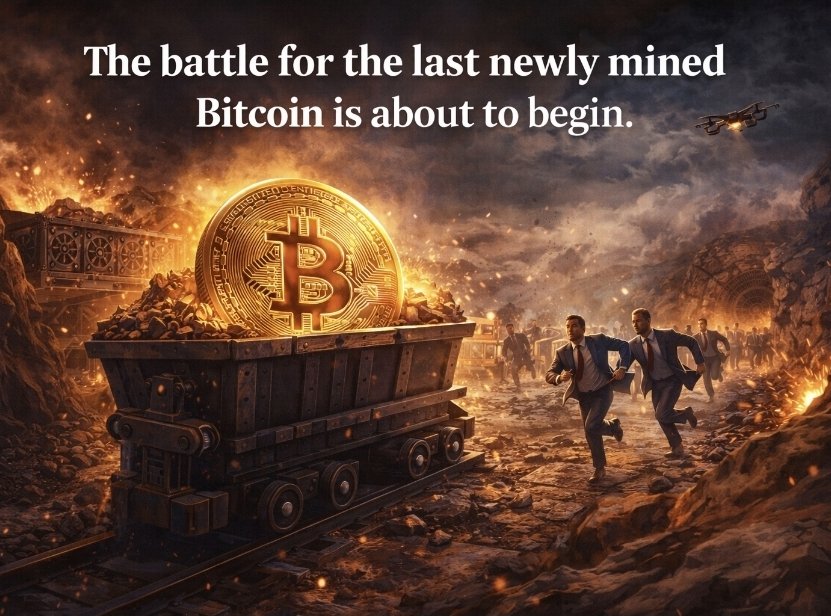 CryptoDetonator's tweet photo. The battle for the last newly mined #Bitcoin is about to begin!

There are less than 1 million $BTC left to mine.

With increasing regulation, I strongly believe we’ll see a growing race to secure a share of “fresh” Bitcoin.

What do I mean by fresh?
For many bitcoins currently in circulation, it’s impossible to fully trace who has previously held them. They may have passed through wallets linked to hacks, money laundering, illicit markets, or other questionable activity. That’s one of the downsides of buying directly from an exchange, you don’t truly know the coin’s history.

Mining Bitcoin changes that dynamic. Historically, newly mined coins have commanded a premium over time, and more importantly, you are the first owner. In an environment where compliance, transparency, and provenance are becoming increasingly important, this distinction could become significantly more valuable.

As regulation tightens and institutional participation grows, the appeal of “clean,” newly mined Bitcoin may only increase.

If you have a serious interest in this topic or want to explore the opportunities, feel free to send me a DM.