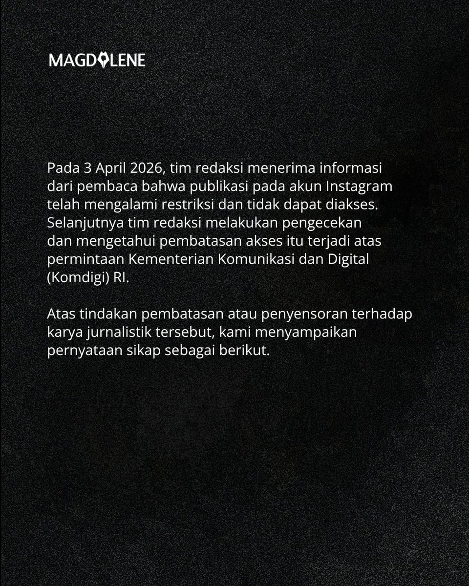Magdalene tweet media