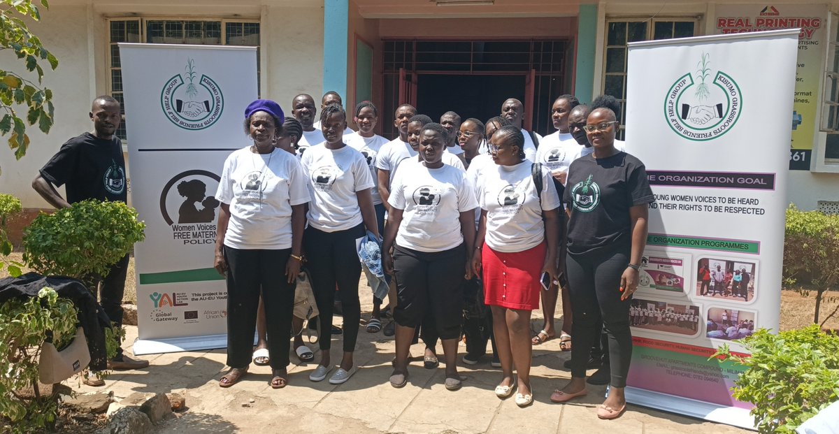 AUEUYouthLab's tweet photo. As a Cohort 1 #AUEUYouthActionLab Representation Grantee,Kisumo Grassroots Friends Self-Help Group is driving change in Kenya 🇰🇪
Through the Women Voices on Free Maternity Policy project,volunteers trained as Free Maternity Champions are leading community dialogues.
#AUEUYouthLab https://t.co/trW4lSmCt9
