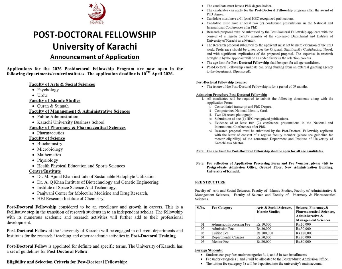 University of Karachi tweet media