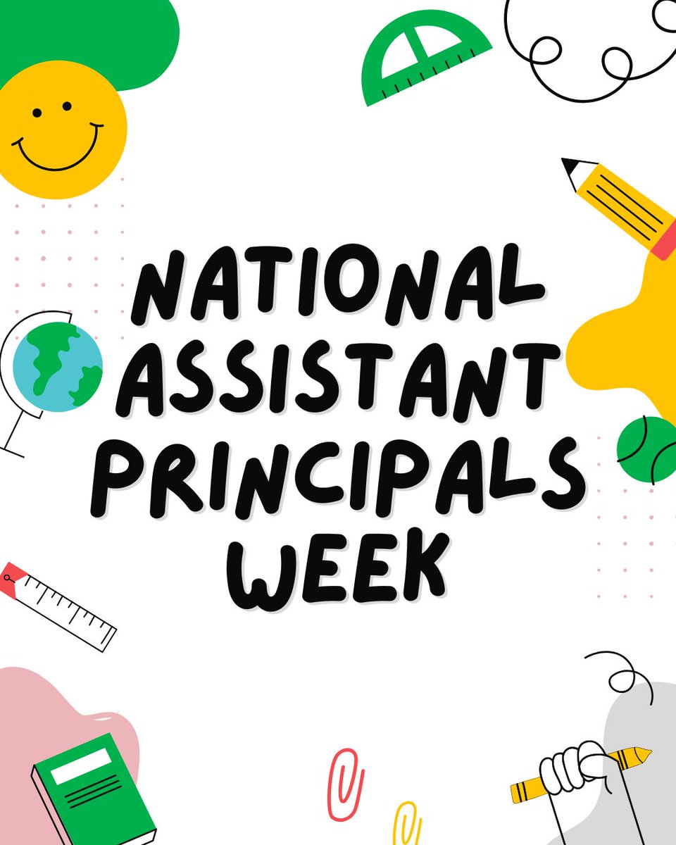 Happy National Assistant Principal Week!
We celebrate the leaders who support teachers, empower students, and help move our schools forward every day. Thank you for your dedication, leadership, and impact.