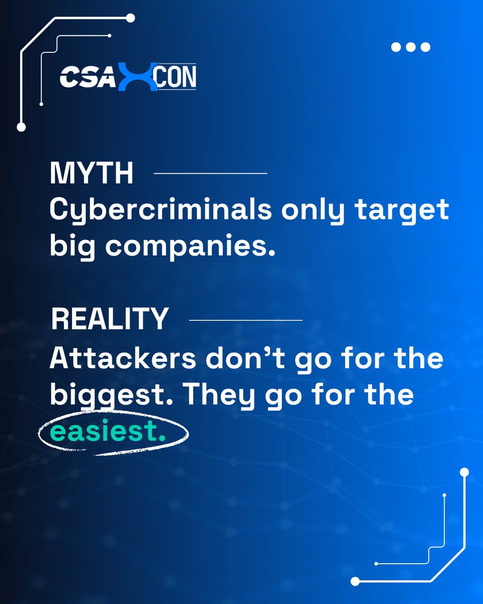 CSA XCON tweet media