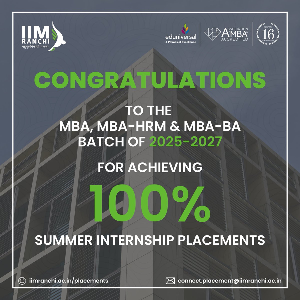 IIM Ranchi tweet media