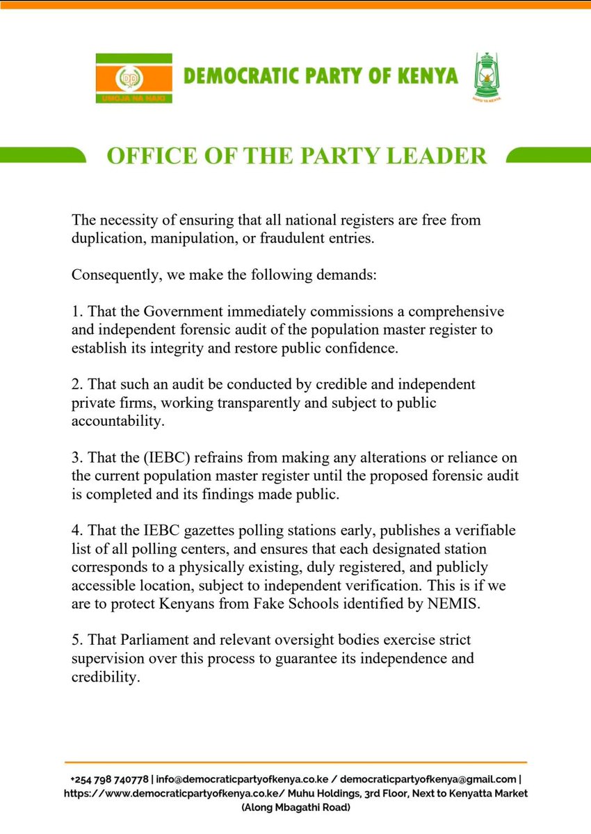 Hon. Justin Muturi, EGH tweet media