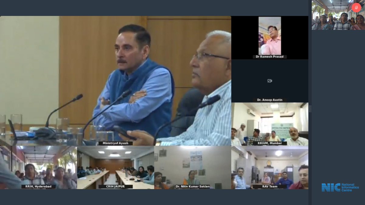 #SadhanaSaptah
#samuhikcharcha
#cybersecurity
#CyberAwareness
Officers &amp; staff of Regional Research Institute of Homoeopathy, Hyderabad, participating in the "Samuhik Charcha" organized by Ministry of Ayush, Government of India on "Procurement" at 03.30 pm on 06.04.2026.