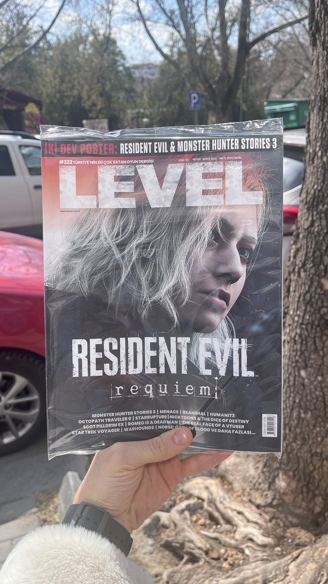 ibodelrey's tweet image. Kaptım bir Level Nisan sayısı 🤩🫠 #level #ResidentEvill #ResidentEvilRequiem